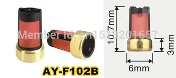 200pieces ASNU003 bună calitate a injectorului de combustibil cu filtru pentru toyota injector kit de reparare (10.7*6*3mm,AY-F102B)
