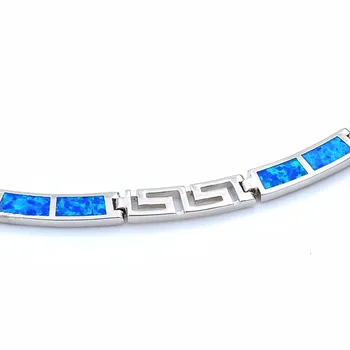2017 New Sosire Ocean Blue Opal Bijuterii - Cravată Colier și Brățară