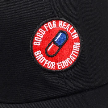 2018 nou Rău Pentru Educație tata Pălărie de vară bărbați femei de moda șapcă de baseball bumbac% reglabil snapback Hip-hop golf cap pălării