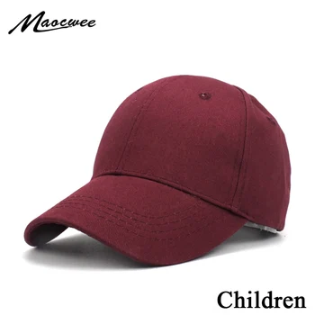 2018 Noua culoare Solidă Copii Șapcă de Baseball cu Primavara Vara Hip hop fată băiat pălării pentru Copii de 3-8 ani Vin Sepci Snapback
