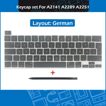 2019 2020 Laptop A2141 A2289 A2251 germană Tastenkappe Cheie Capac Set Pentru Macbook Pro Retina 13