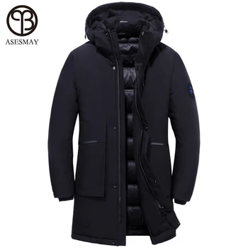 2019 bărbați de iarnă în jos jacheta barbati geaca haina pentru europa wellensteyn pene de gâscă lung, gros, rezistent la apa calda îmbrăcăminte exterioară