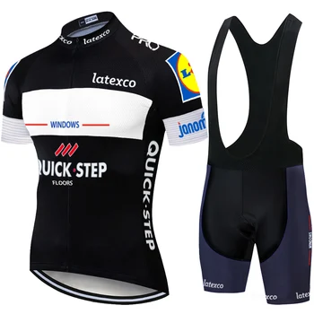 2019 Echipa Pro Cycling Jersey oameni Noi ciclism set de Biciclete uniformer pantaloni Scurți Set Ropa Ciclismo Bicicleta Haine tricou Maillot