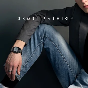 2019 Noi SKMEI Ceas Digital Fashion Mens Ceasuri de Top de Brand de Lux Electronice Ceas de mână pentru Bărbați Impermeabil Numărătoarea inversă Ceasuri Sport