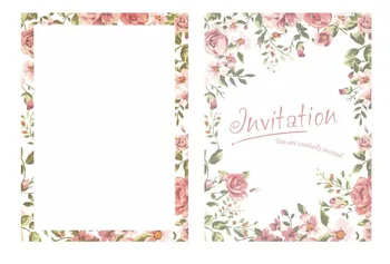 2019 Nou stil European invitații card de carton de hârtie de cânepă funie de clopot scroll invitații 30pcs/lot