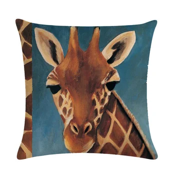 2019 Tigru, zebra, girafa serie de animale lenjerie de față de pernă față de pernă acasă decorare camera de zi canapea Pernă Acoperă pat scaun de masina