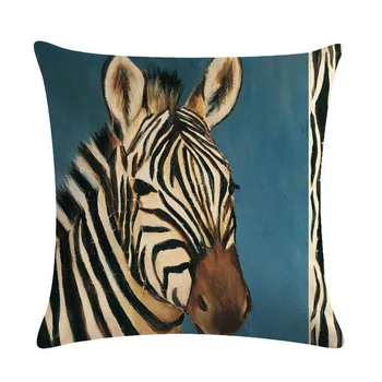 2019 Tigru, zebra, girafa serie de animale lenjerie de față de pernă față de pernă acasă decorare camera de zi canapea Pernă Acoperă pat scaun de masina