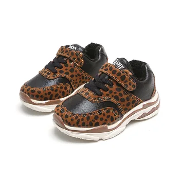 2019 Toamna iarna Copii Pantofi pentru Copii Fete Pantofi Copii sport Adidasi Copil Baieti Adidasi Fete Pu Pantofi de Piele de Leopard