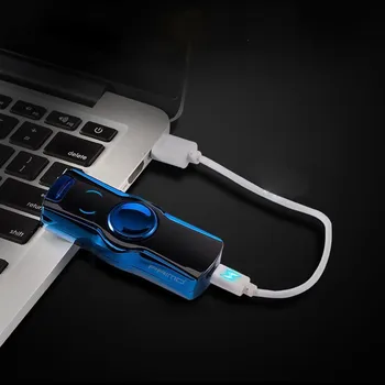2019 USB Thunder amprenta Bricheta Electronice de Țigară Brichetă cu Plasmă Dublu Arc Palse Puls Windproof Gadget-uri pentru Barbati Cadou