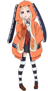 2020 Anime Kakegurui Twin Yomoduki Runa cosplay Femei fusta plisata marinar JK Galben uniform ureche de iepure haina de costum de halloween