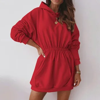 2020 bază de toamna iarna gros pulover rochie eleganta rochie tricot femei Solide, O-neck slim rochie mini de sex Feminin chic tricot rochie sexy