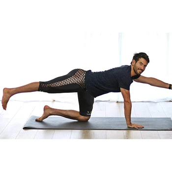 2020 Bărbați Plasă Moale Răcoros și Uscat Compresie Antrenament de Yoga pantaloni Scurți Strânse