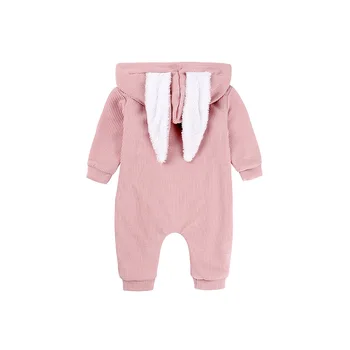 2020 Cald Iarna Nou-născut Copilul Romper Cald Gros de Bumbac Fleece Bebe Copii Baby Girl Costum Salopeta 0-18M
