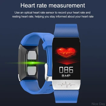 2020 Fitness Tracker Temperatura Corpului ECG Brățară Inteligent Monitor de Ritm Cardiac Imunitate Ceas Inteligent de Control de Muzică Sport
