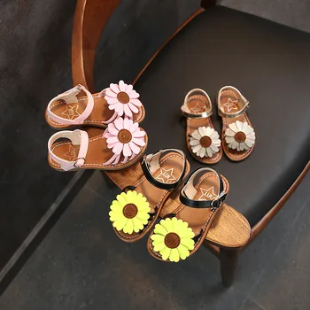 2020 Moda Floare Copilul Sandale Copil Fata Sandale Copii Fete De Vară Printesa Pantofi 1 2 3 4 5 6 7 8 9 10 11 12 Ani