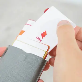 2020 Nou DAX V2 Mini Cartelei Slim Portable Titularul de Hârtie Tras de Proiectare Barbati Portofel de Culoare Panta 5 Cărți Scurte Bani femei Geanta