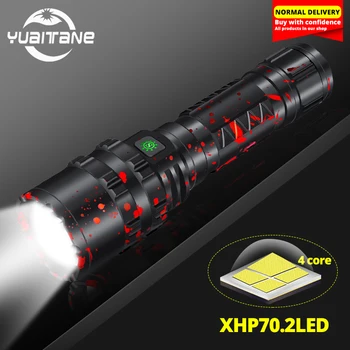 2020 Nou XHP70.2 Tactice Flashight Reîncărcabile led IPX65 rezistent la apa Lanterna LED-uri Lanterna Utilizarea 18650 sau Baterii 26650