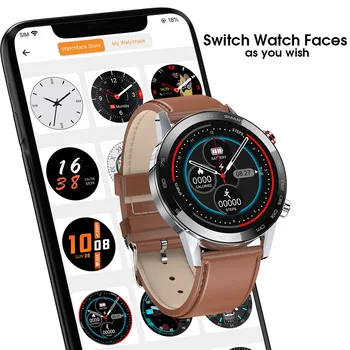 2020 P16 Ecg Ceas Inteligent Bărbați 360*360 de Înaltă Rezoluție TFT Ip68 rezistent la apa Smartwatch Pentru Android, IOS, Telefon Sport Fitness Ceasuri