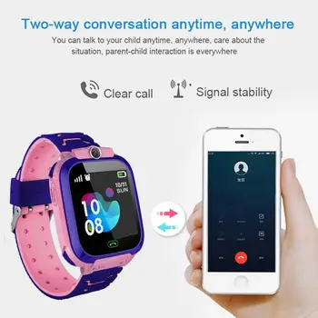 2020 Q12 Copii Smart Watch Copii SOS de Telefon Ceasuri смарт часы Utilizare Card Sim Pentru Copii Ceas Cadou pentru Băieți și Fete