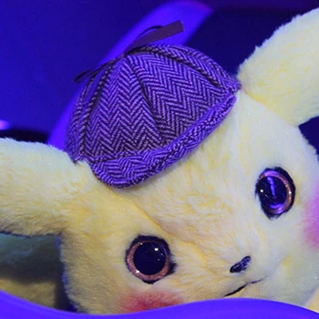 2020 TAKARA TOMY Pokemon Detectiv Pikachu Jucării de Pluș Jucarii moale Pokemon Pikachu Păpuși Anime de Craciun Cadouri de Ziua de nastere pentru Copii