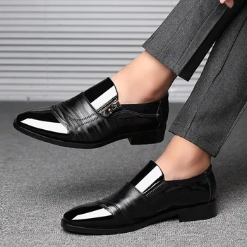 2021 Noi Afaceri de Moda Rochie de Bărbați Pantofi 2020 Nou din Piele Clasice Costume pentru Bărbați Pantofi de Moda Alunecare Pe Pantofi Oxfords Barbati
