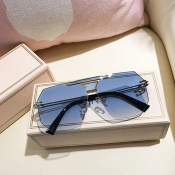 2021 Nou Brand Designer de Femei Sau Bărbați ochelari de Soare Supradimensionați de Moda de sex Feminin ochelari de Soare Pentru Femei Ochelari de UV400