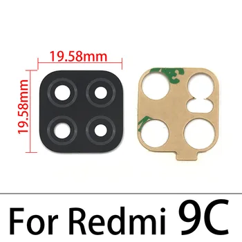 20BUC din Spate aparat de Fotografiat Lentilă de Sticlă de Acoperire Cu Adeziv Pentru Xiaomi Redmi 9C Nota 9 9 Pro Max 10 Km de Nota 10 Pro Lite