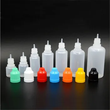 20buc Reîncărcabile Goale din Plastic LDPE Compresibil Picurător de Ochi, E Lichid, Sticle de Suc, cu 20 de sticle de 4 canale