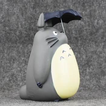 20cm Vecinul Meu Totoro cu Umbrela PVC Cifre Miyazaki Hayao pusculita de Colectie Jucarii Model