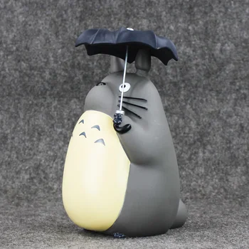 20cm Vecinul Meu Totoro cu Umbrela PVC Cifre Miyazaki Hayao pusculita de Colectie Jucarii Model