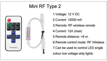 20M Estompat led strip Kit 5630 Impermeabil alb Cald + RF Touch dimmer + sursa de alimentare + Amplificator transport Gratuit