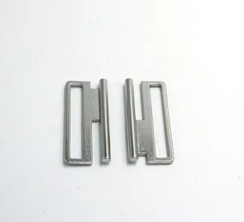 20sets/lot 40mm Ambarcațiuni de argint metalic Dreptunghi Bandă de Închidere Cârlig & Incuietoare Talie Prelungitoare de Cusut Pe Haine Sutien Clip Cârlige