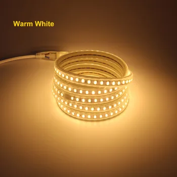 220 V, Benzi cu LED-uri SMD 5730 120 LED-uri/M Benzi Flexibile Lampa Caldă Zi alb alb alb Rece pentru Acasă Toaleta Dormitor