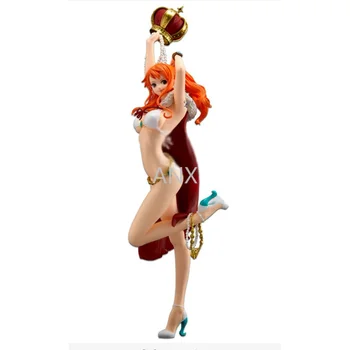 26CM-O singură Bucată Nami Figura PVC Anime de Acțiune de Colectare a echipamentelor Periferice Fata Sexy Model de Păpușă Jucărie-o singură bucată figura pentru copii cadouri