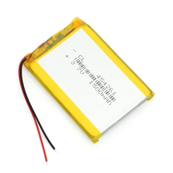 3.7 V 1500mAh 454261 Litiu-Polimer Li-Po, li-ion Reîncărcabilă Baterie Lipo celule Pentru difuzor Bluetooth GPS PDA-ul portabil DVD DVR