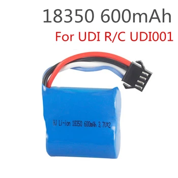 3.7 v 600mah 18350 15c Acumulator Lipo Pentru UDI001 IUD 001 Barca RC piese de schimb 7.4 v ( 3.7 v*2 )Acumulator lipo sm-4p 1buc