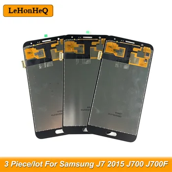 3 buc/lot Metal LCD Pentru SAMSUNG Galaxy J7 J700 Display LCD Touch Ecran Digitizor de Asamblare Pentru samsung J700F J700M LCD