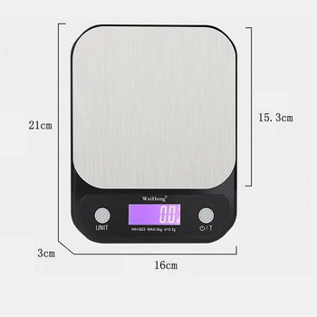 3 kg/5 kg/10 kg/0.1 g de Precizie cantar Digital cu LED Portabil Electronice Cântare de Bucătărie Echilibrul Alimentar de Măsurare Scară Greutate