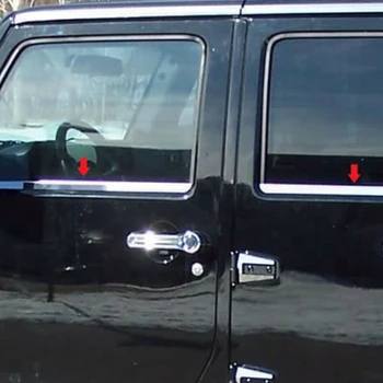 300cm Portiera Laterală Hayon Decora Benzi Auto Corpul grilajul Protector Autocolant Masina Barei de protecție Benzi de Turnare Turnare Chrome