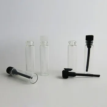 300pcs 1ml Mini Pahar Mic de Sticla de Parfum 1cc Sticlă Probă cosmetice Reîncărcabile Sticle Flacoane