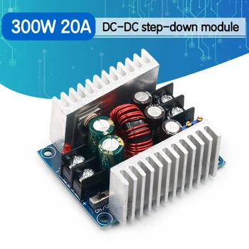 300W 20A DC-DC Buck Converter Pas în Jos Modul de Curent Constant LED Driver de Putere demisioneze Tensiune Modulul Condensator Electrolitic