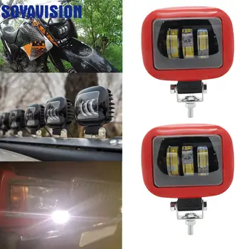 30W Pătrat de Inundații LED-uri Lumina de Lucru Bar Lampa Pentru Autovehicule Offroad ATV 4x4 Tractor Camion SUV Vehicul 30w LED Lumina de Lucru Flood 12 24V
