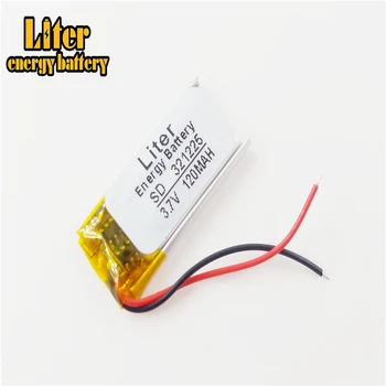 321225 3.7 v 120mah baterie li-polimer baterie reîncărcabilă litiu-polimer acumulator lipo 3.7 v 120mah 301225