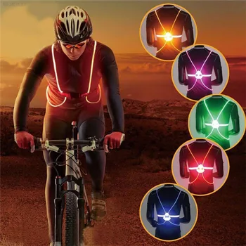 360 Mare Vizibilitate vesta Reflectorizanta LED Flash de Conducere de Conducere de Noapte cu Bicicleta în aer liber Lumina Ciclism Vestă de Siguranță