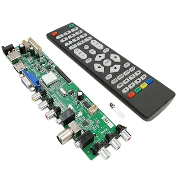 3663 Nou Semnal Digital DVB-C DVB-T2 DVB-T Universal TV LCD Controller Driver Placa de UPGRADE 3463A rusă USB LUA63A82