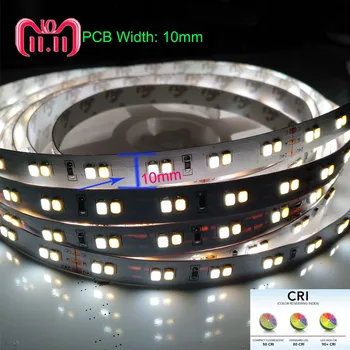 3ani Garanție de Înaltă CRI 90 2835 12V 24V 2835 Alb Lumina LED-uri Benzi de CCT Pentru Acasă 8mm Lățime 120LED/m 5m Nu-rezistent la apa