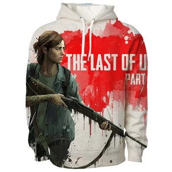 3D Hanorace The Last of Us 2 Cool Streetwear Rece Mens Hanorac Tricou Femei Îmbrăcăminte Moletom Ultimul dintre Noi 3Dwinter Haine Femei