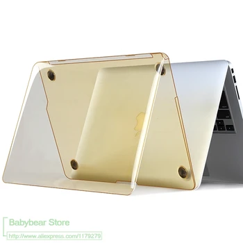 3in1 Pentru MacBook 11 12 13 15 Retina Caz Clar husa pentru Laptop Pentru Apple MacBook Air 13.3 11.6 inch Nou Pro 13 15 Retina Atingeți Bara