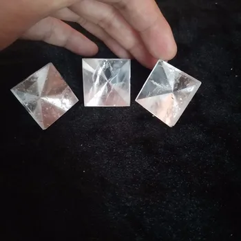 3pcs/lot Naturale transparent cristal energie energie piramidă cuarț lustruit piramida feng shui decor