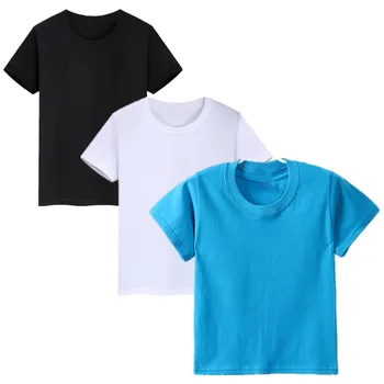 3pcs /mulțime de Vara Baieti Fete T-Shirt Mâneci Scurte din Bumbac Tricou pentru Băiatul Copii Topuri Casual 6 8 10 12 Ani Gratuit Alege